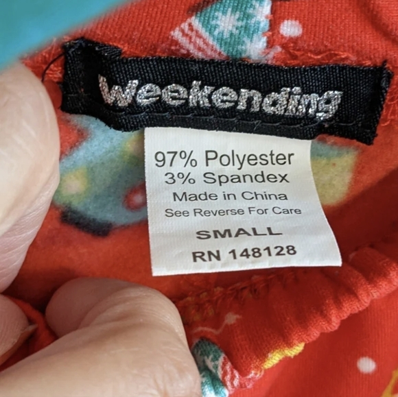 🌲Women Christmas leggings Size Small - Picture 3 of 3